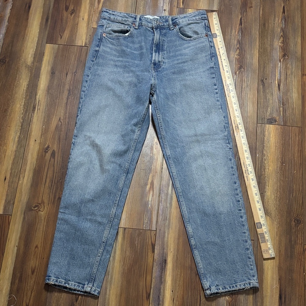 Zara Women's Straight Leg Blue Jeans Size 8